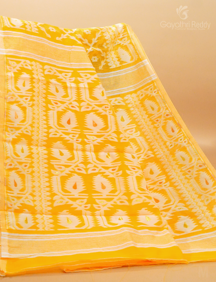 JAMDANI COTTON (WITH OUT BLOUSE)-JMC350