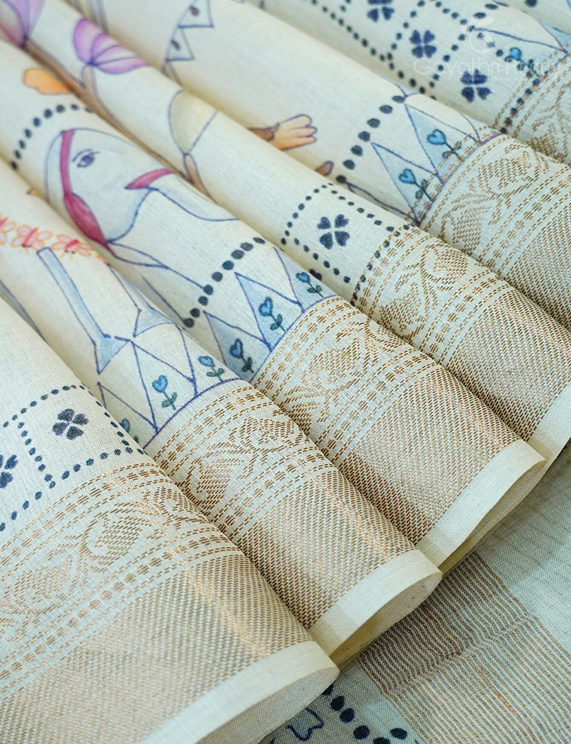 PURE DESI TUSSAR SILK-TS1392