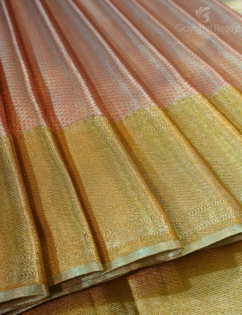 PURE KANCHI PATTU TISSUE-KP7486