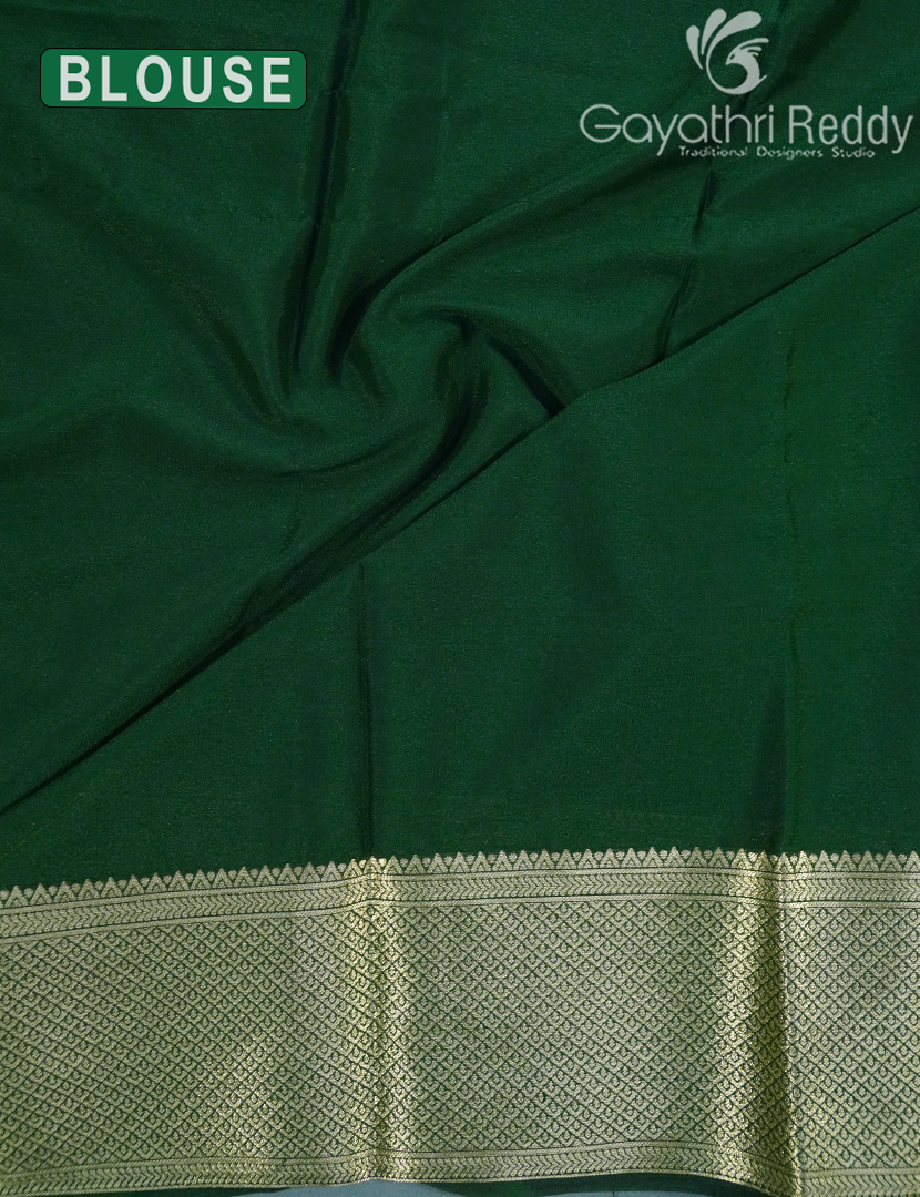SEMI MYSORE CREPE SAREE-SMC315