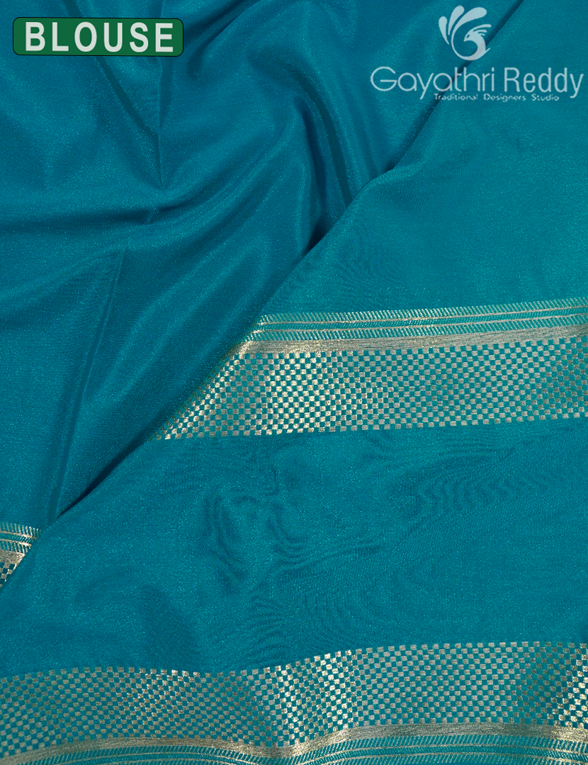 SEMI MYSORE CRAPE SAREE-SMC355
