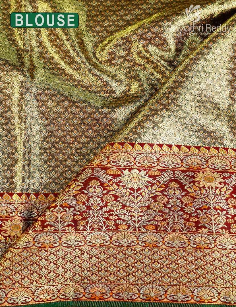 PURE KANCHI TISSUE SAREE-KP8571
