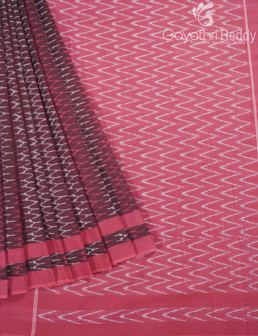 PURE IKKAT COTTON SAREE-IKC1122