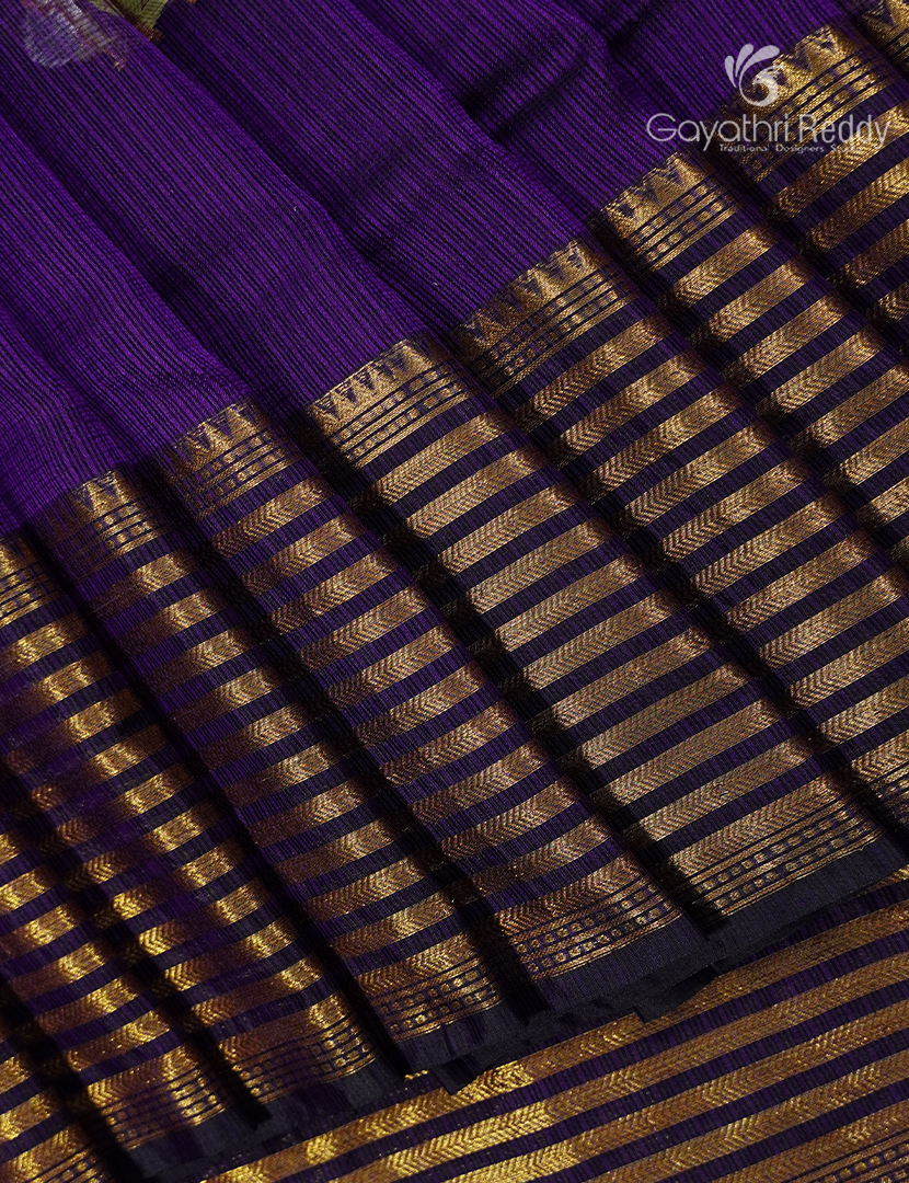 Pure Silk Kota Saree in Violet