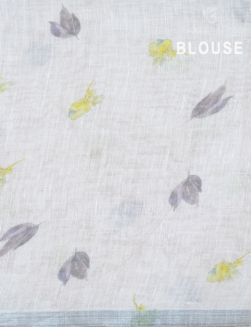 PURE LINEN SAREE-L1311