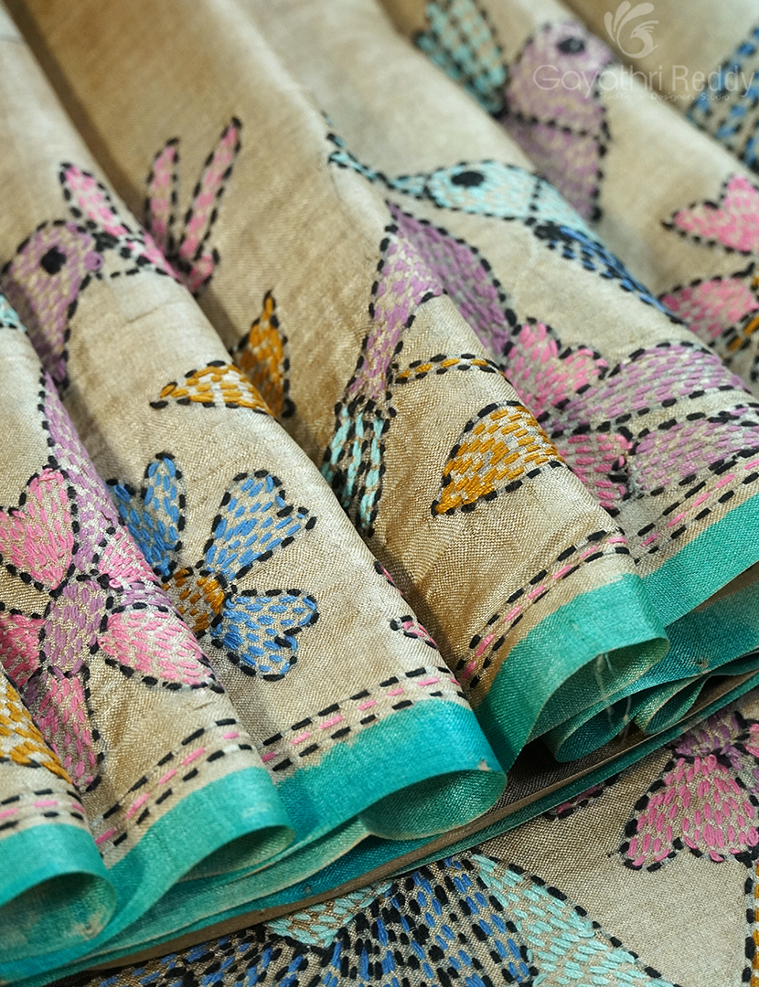 PURE DESI TUSSAR KANTA WORK-TS1521