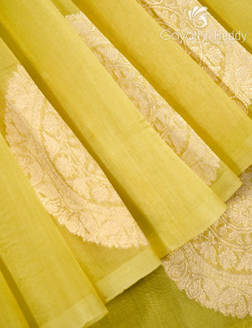 PURE BANARAS KORA SILK-BKS149