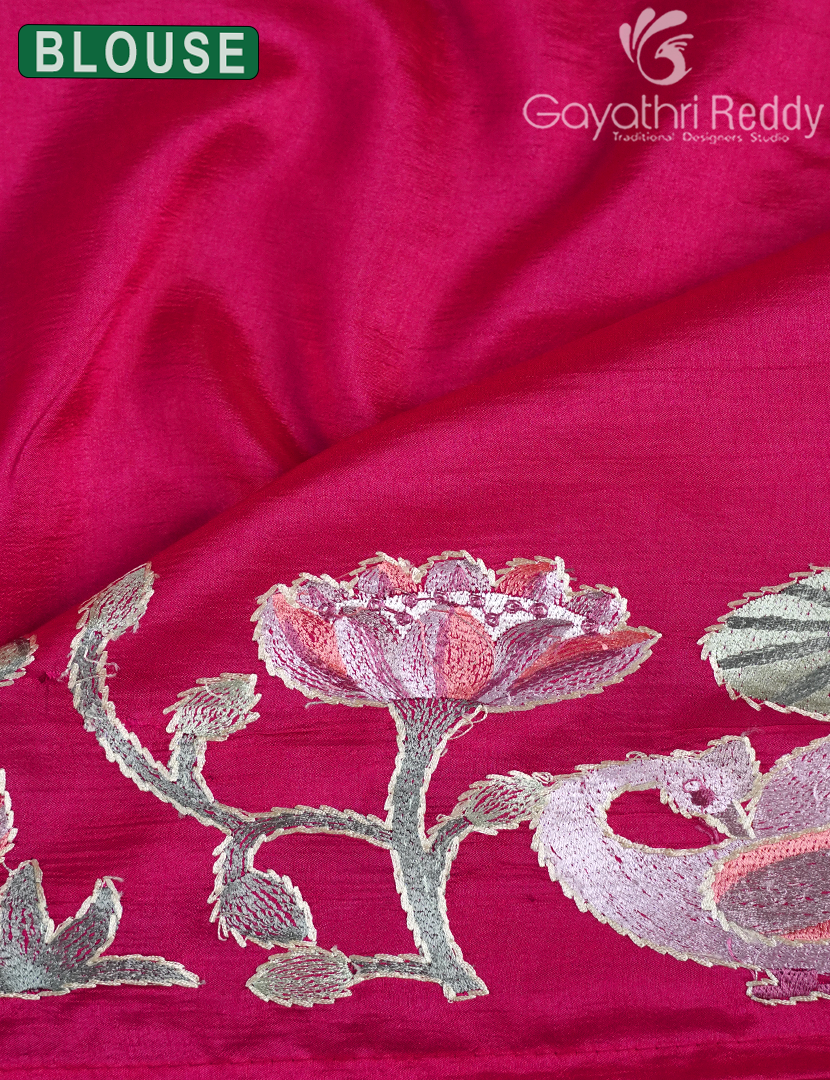 SEMI DUPION SILK WORK-SDSW1