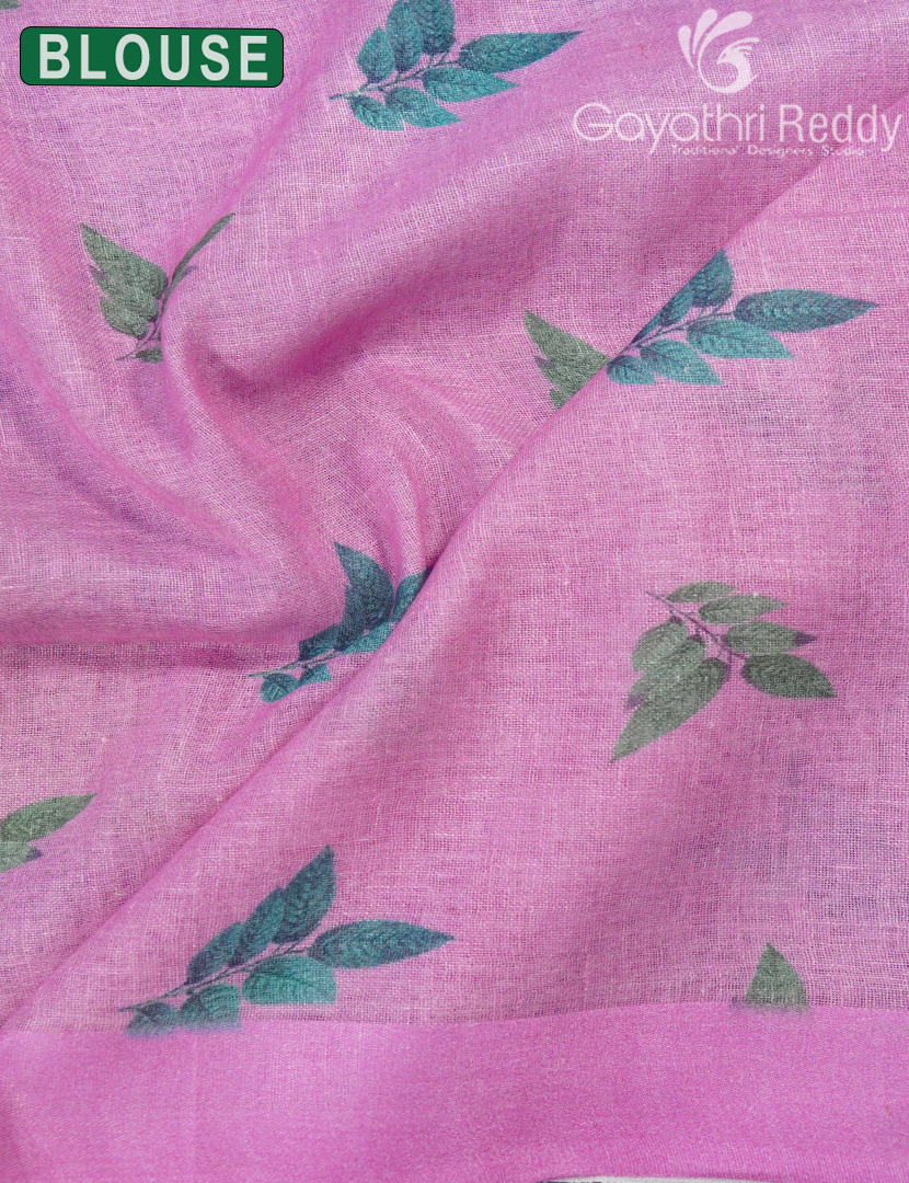 PURE LINEN SAREE-L1427