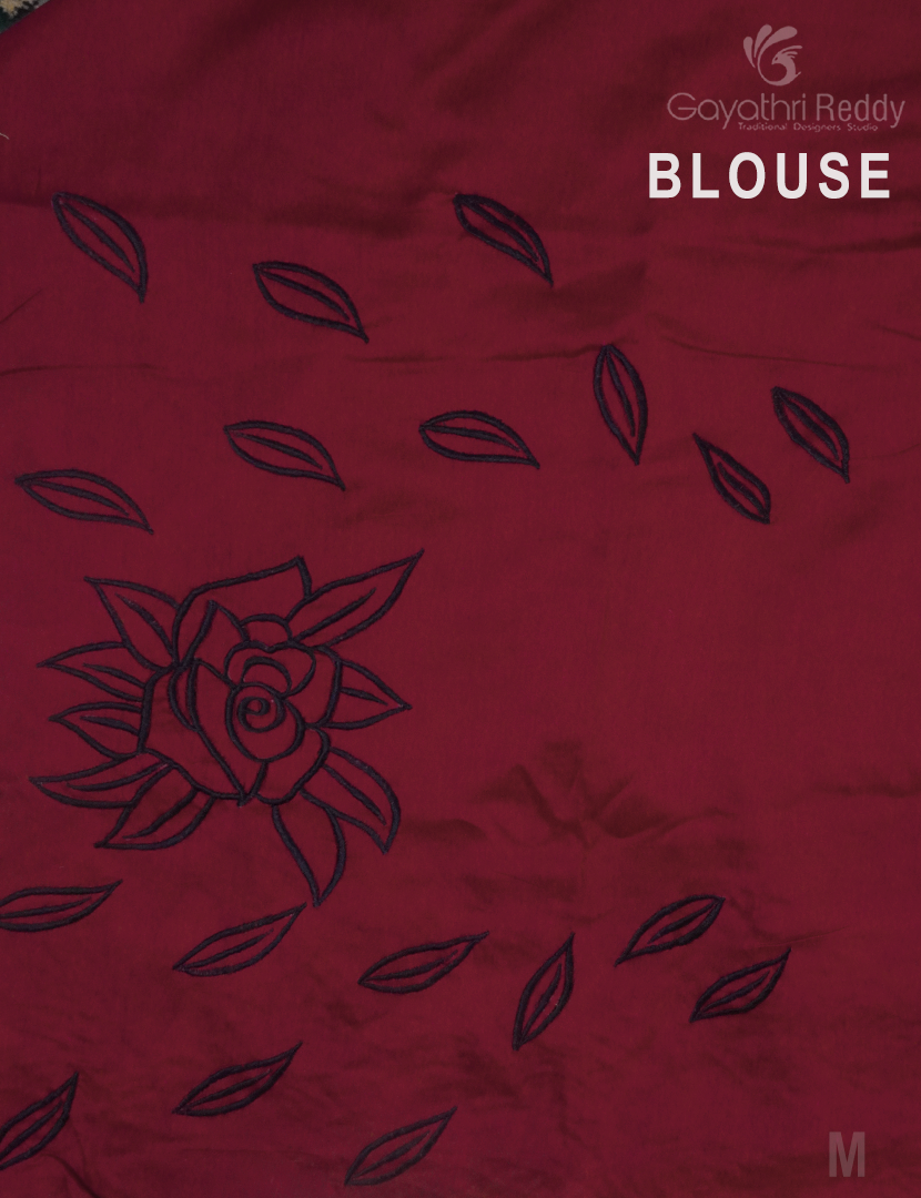 GREEN SILK PATCH WORK-GS131