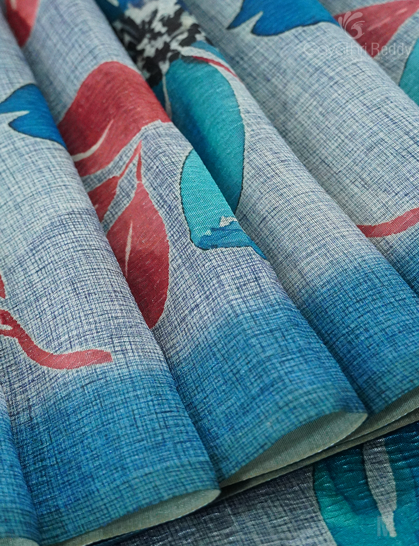 WRINKLE ORGANZA SAREE-OP572