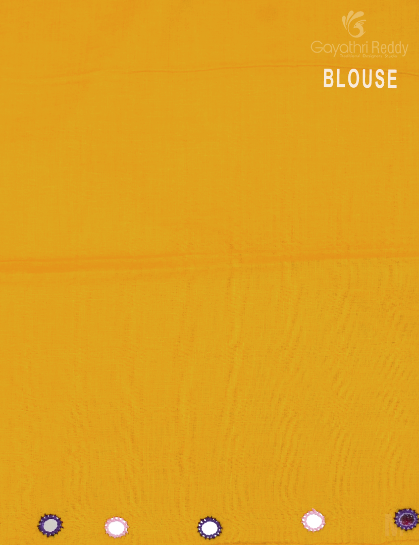 PURE MULMUL COTTON MIRROR WORK-MC1769