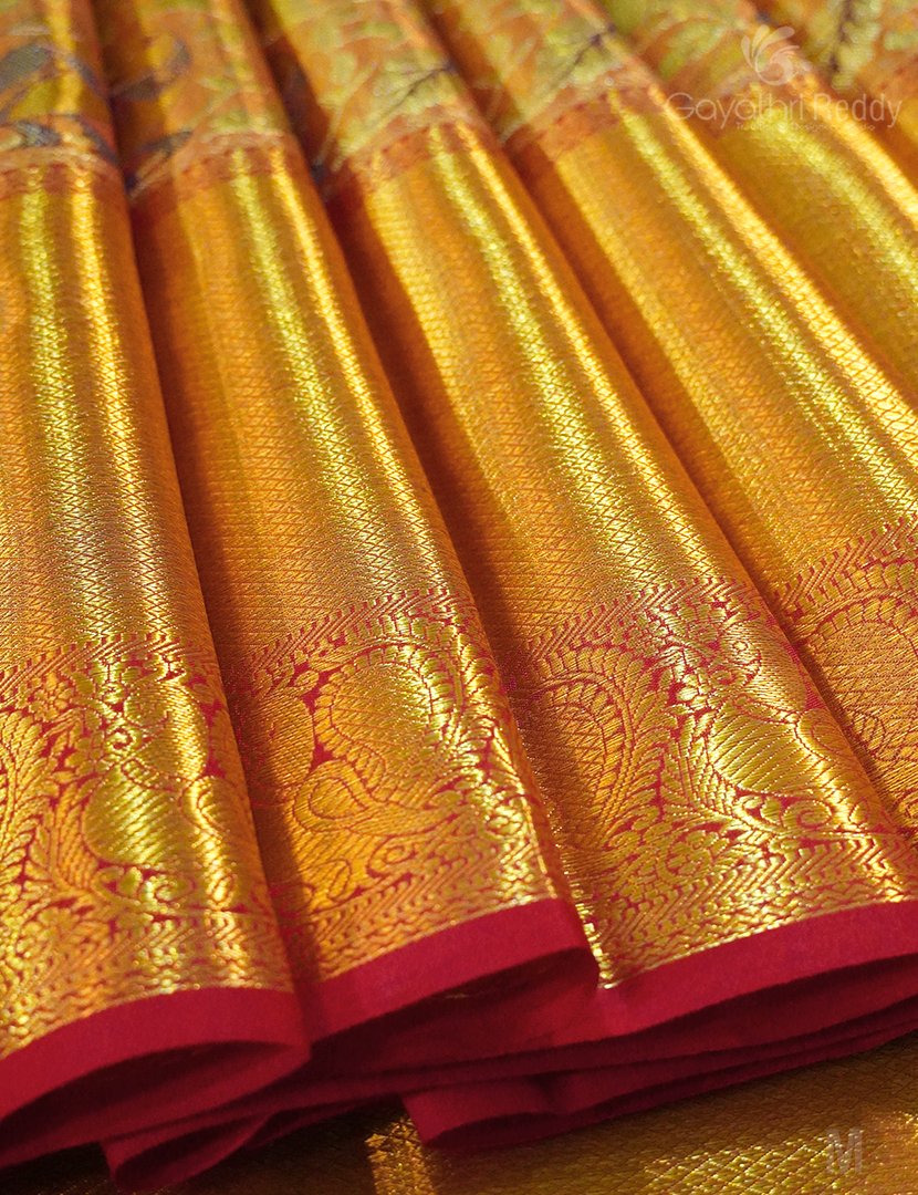 PURE KANCHI PATTU TISSUE-KP7479