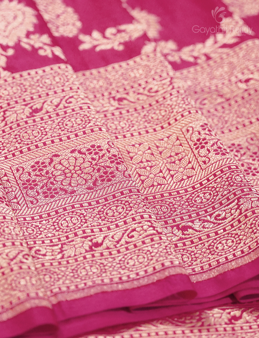 PURE BANARAS KATAN SILK JAAL-BP1086