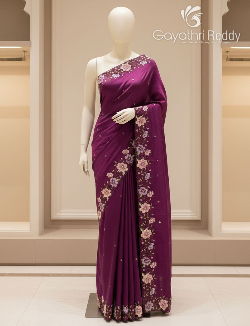 SEMI DUPION SILK SAREE-SDS98