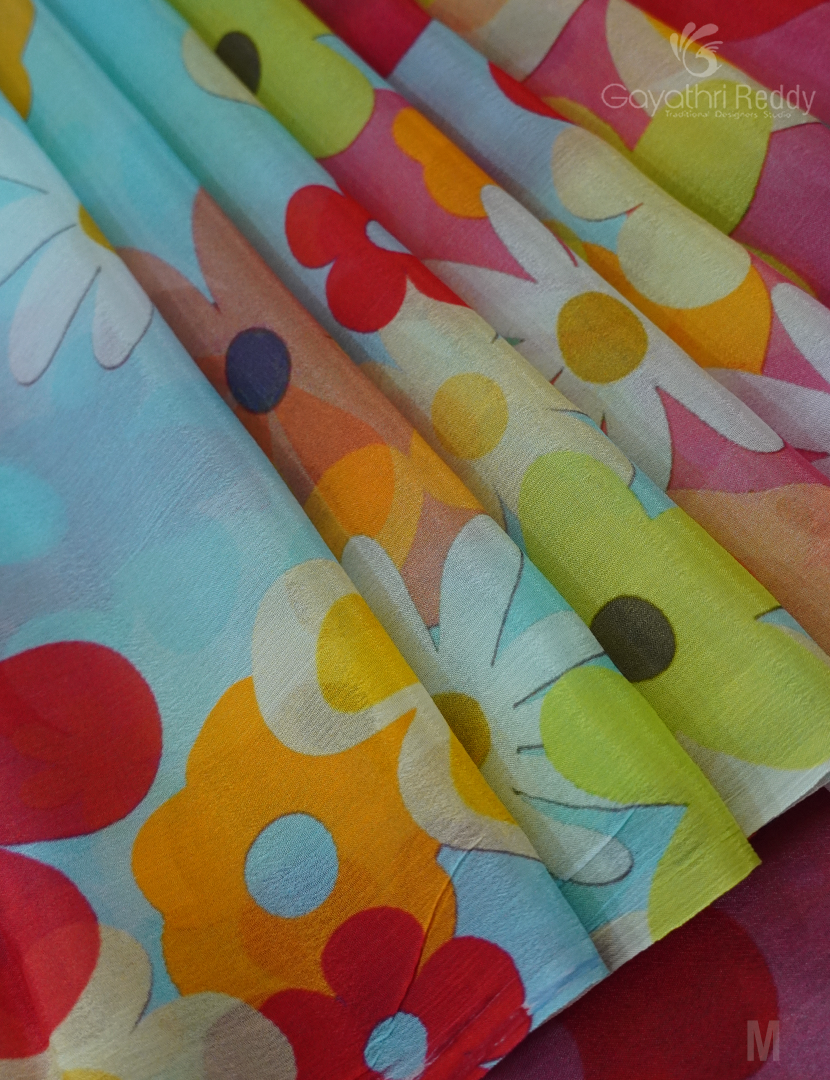 GEORGETTE PRINTED SAREE-PGP30