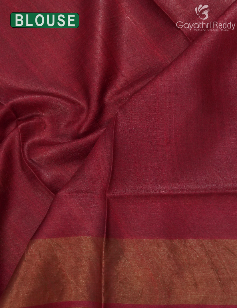 PURE DESI TUSSAR SILK SAREE-TS1568