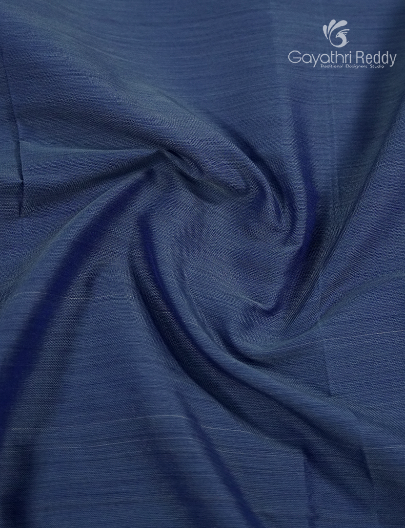 Pure Narayanpet Cotton Saree in Ash Grey