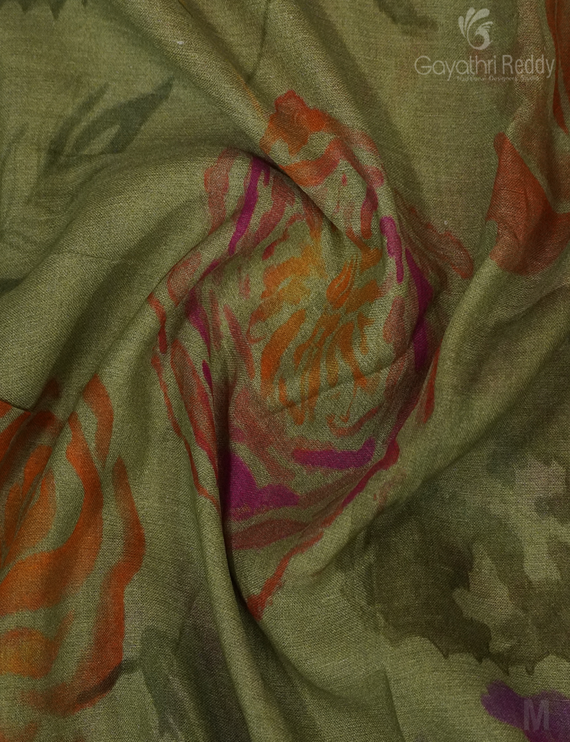 COTTON PRINT SAREE-C672