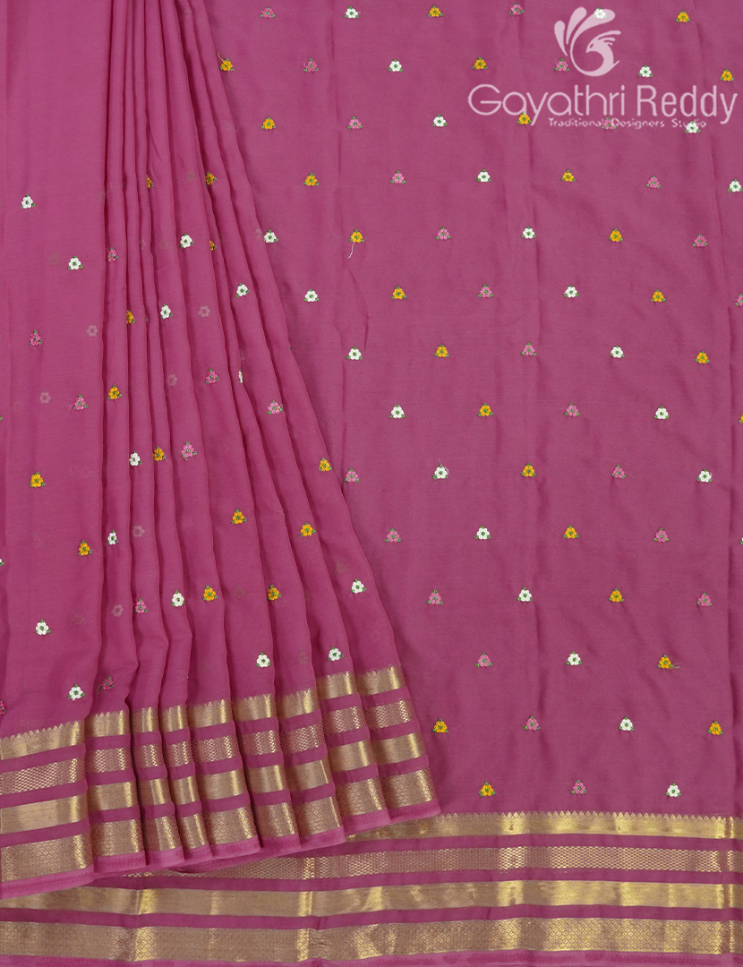 CHIFFON FANCY SAREE-PCF316