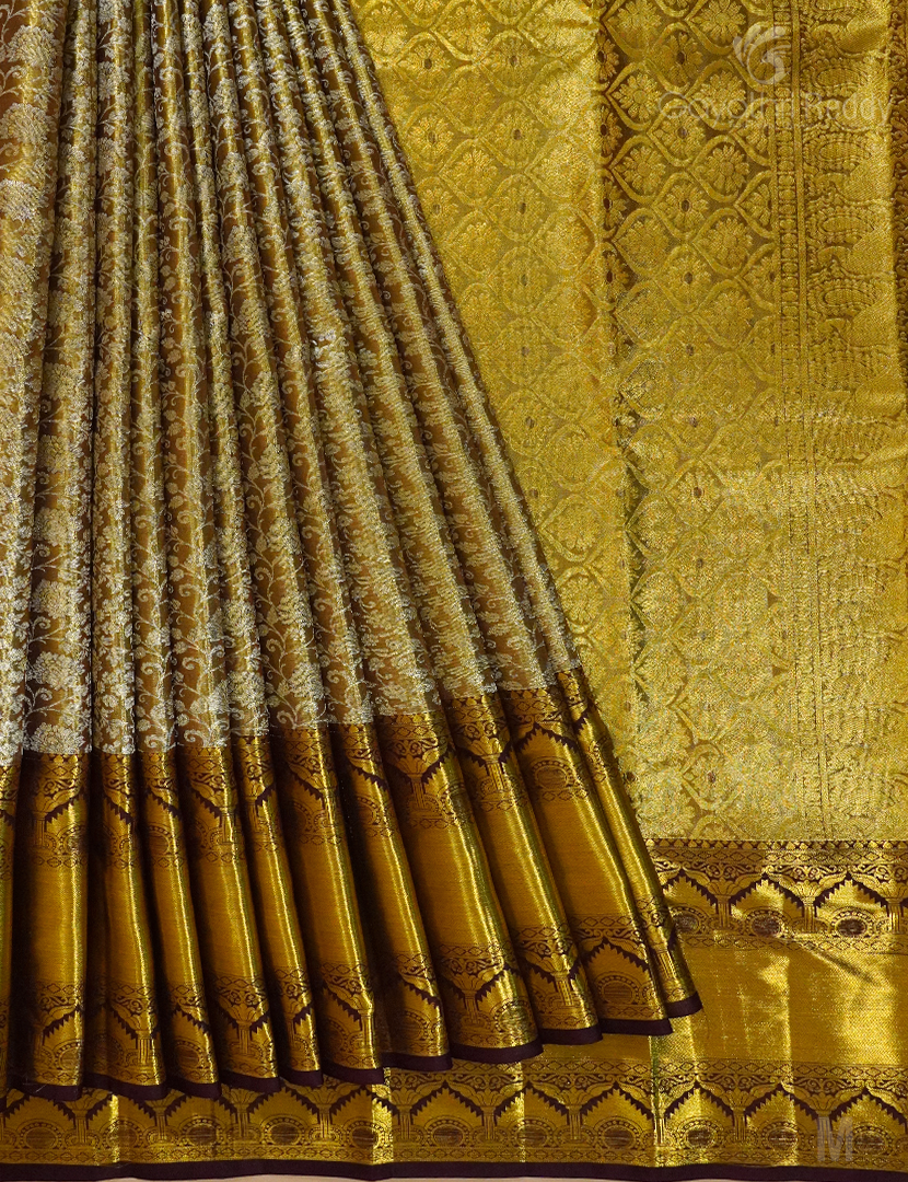 PURE KANCHI TISSUE SAREE-KP7279