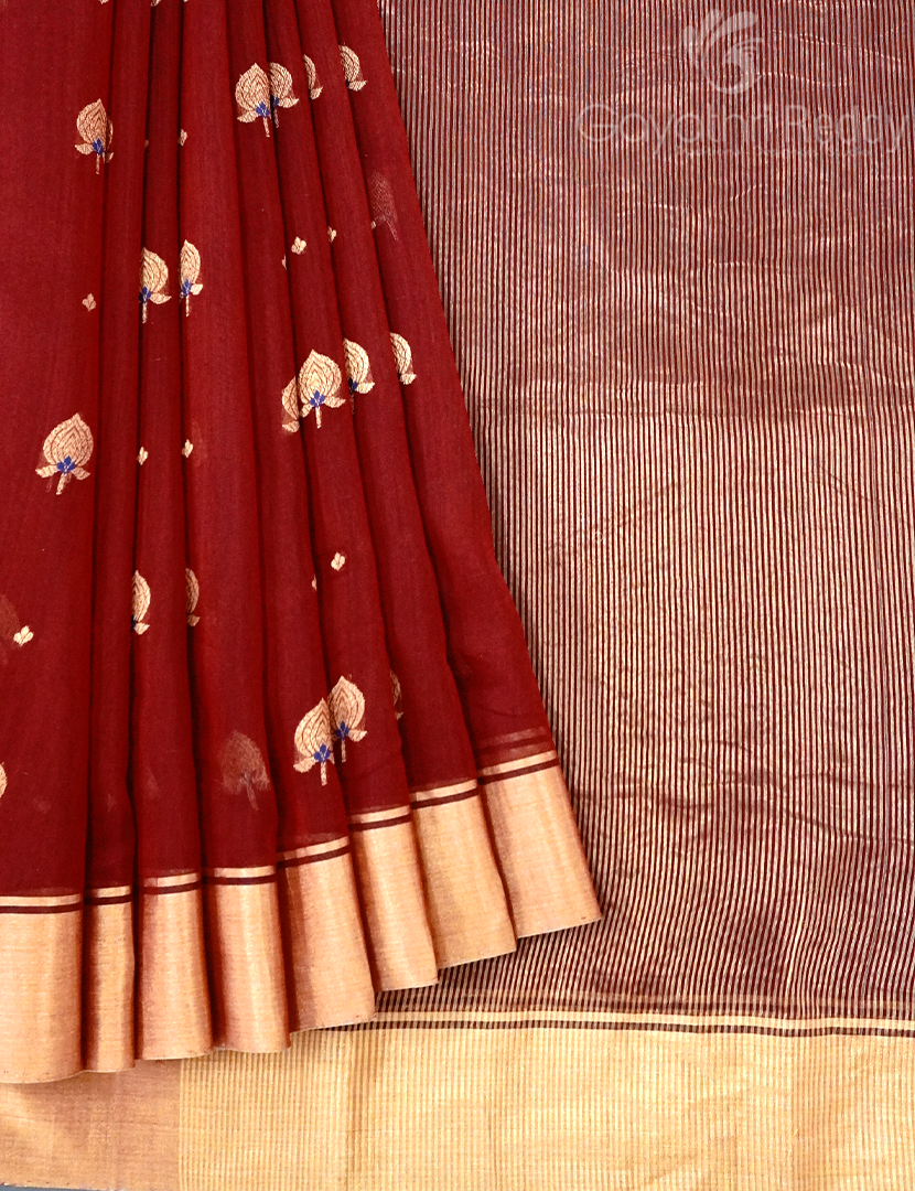 PURE CHANDERI SICO SAREE-PCS648