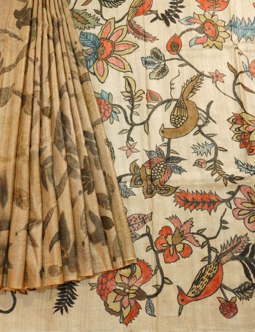 PURE ORGANIC TUSSAR SAREE-TS1309