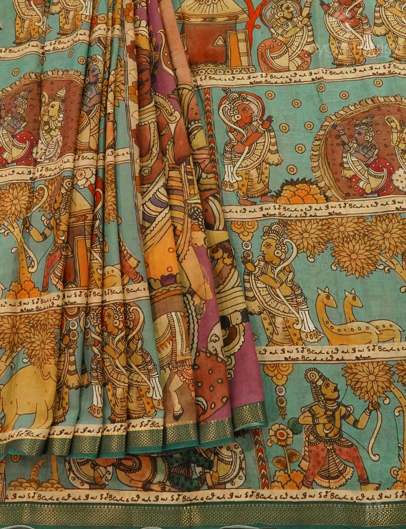 PURE KALAMKARI KHADI COTTON-KKC123