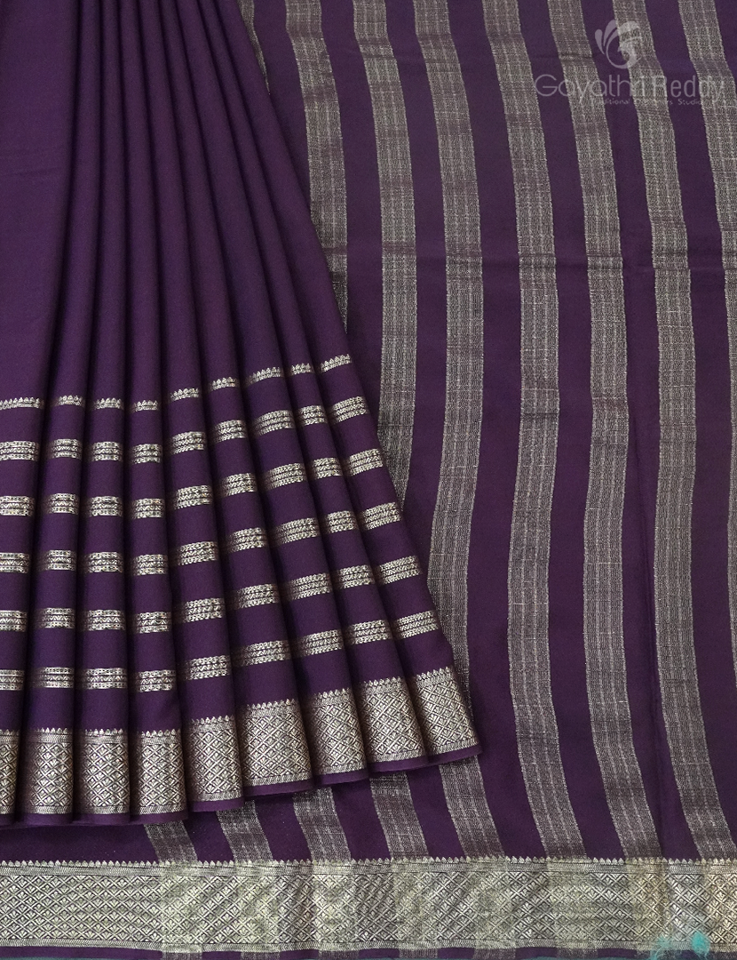 MYSORE CRAPE SAREE-SMC84