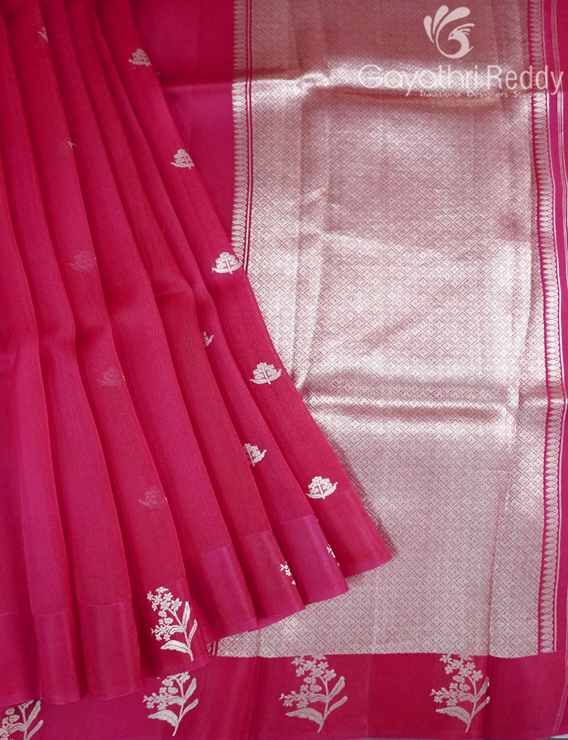 PURE BANARAS KORA SILK-BKS118