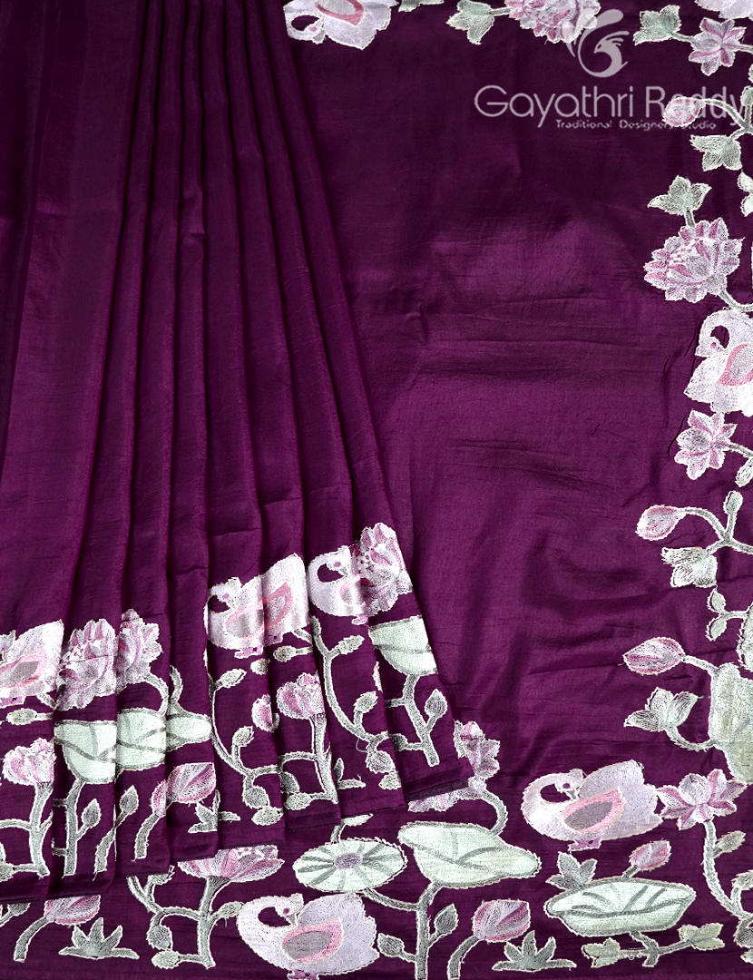 SEMI DUPION SILK WORK-SDSW9