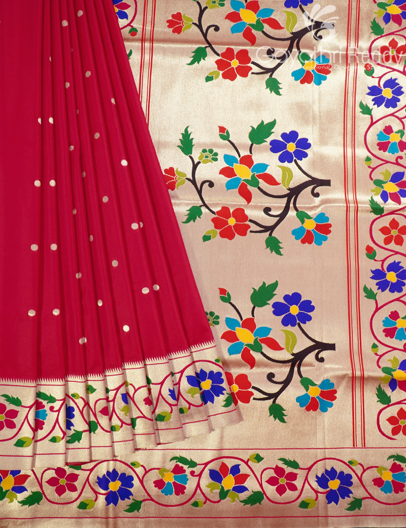 SEMI PAITHANI SAREE-SPS97