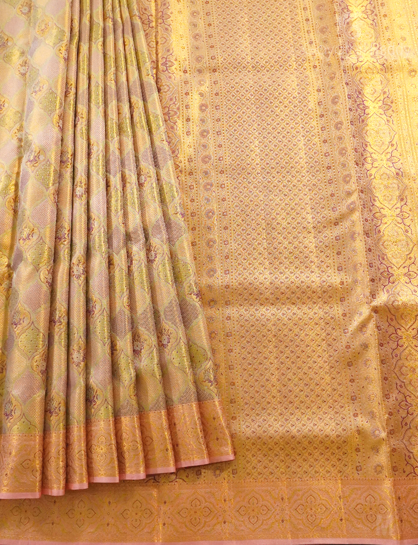 PURE KANCHI PATTU (4.G) BRIDAL SAREE-BKP1884