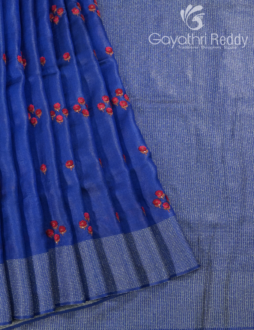 PURE DESI TUSSAR HANDWORK SAREE-TS1576