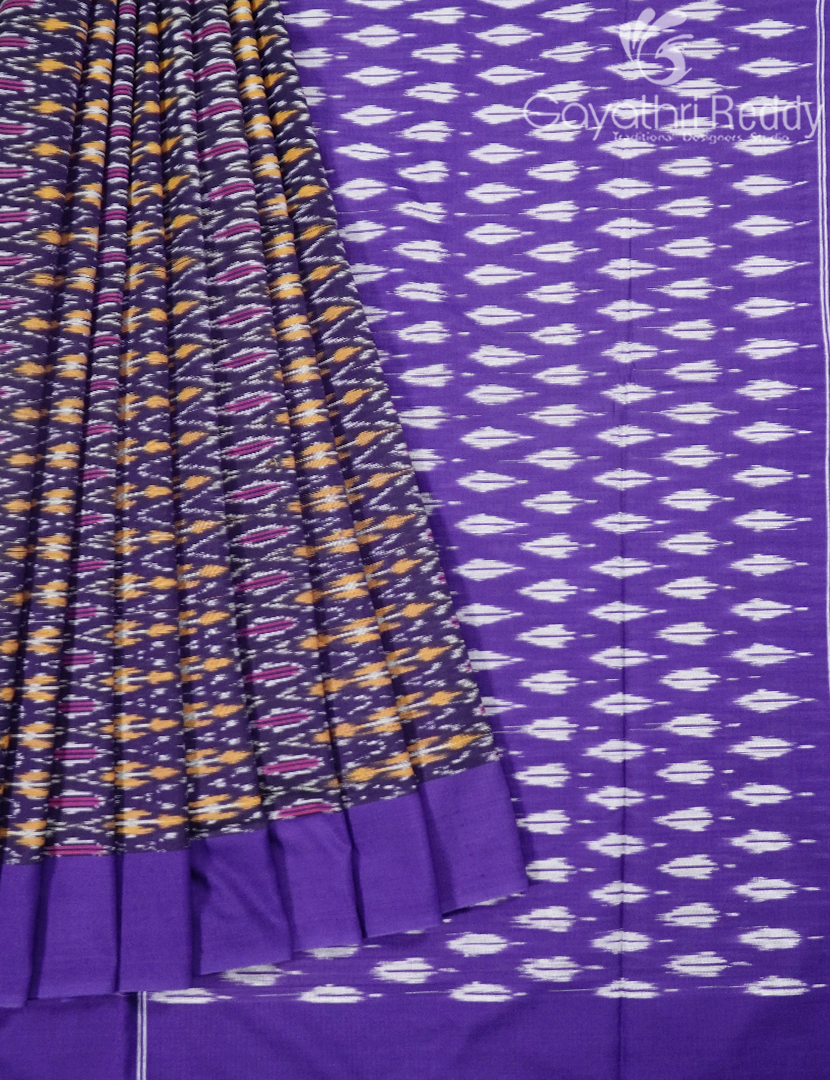 PURE IKKAT COTTON SAREE-IKC1128