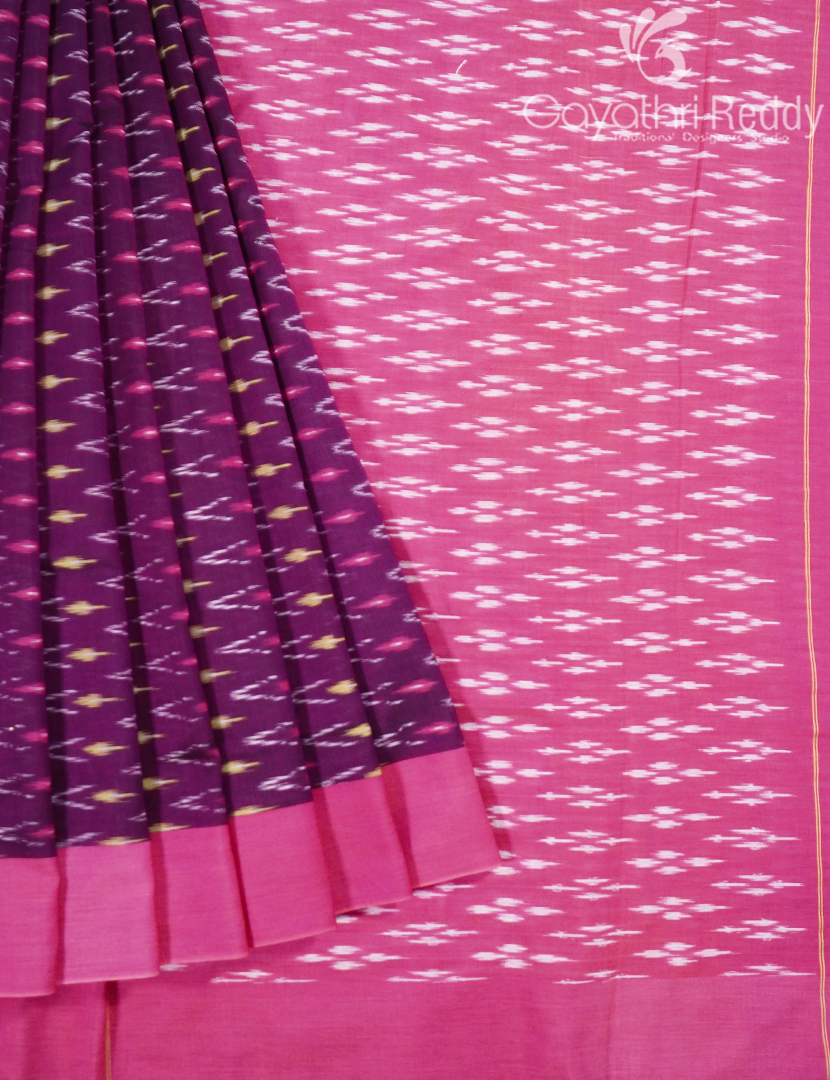 PURE IKKAT COTTON SAREE-IKC1129