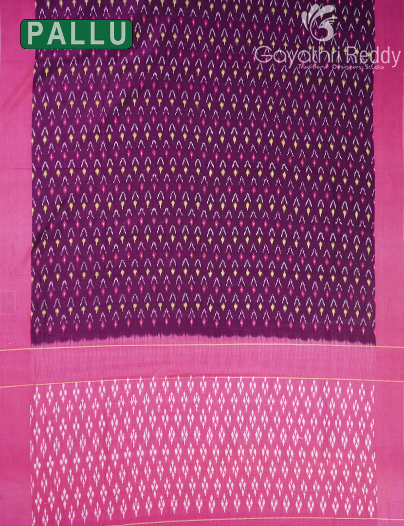 PURE IKKAT COTTON SAREE-IKC1129