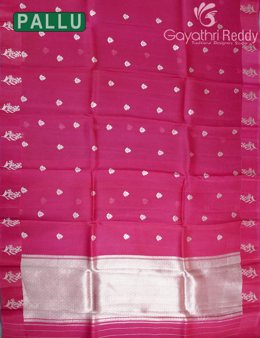 PURE BANARAS KORA SILK-BKS118