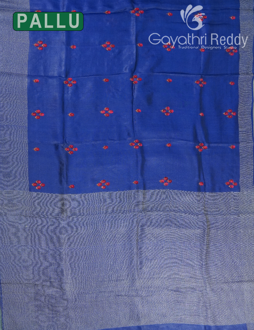 PURE DESI TUSSAR HANDWORK SAREE-TS1576