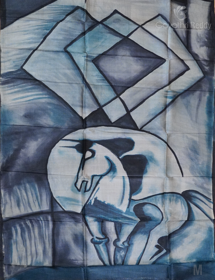 PURE DESI TUSSAR SILK-TS1234