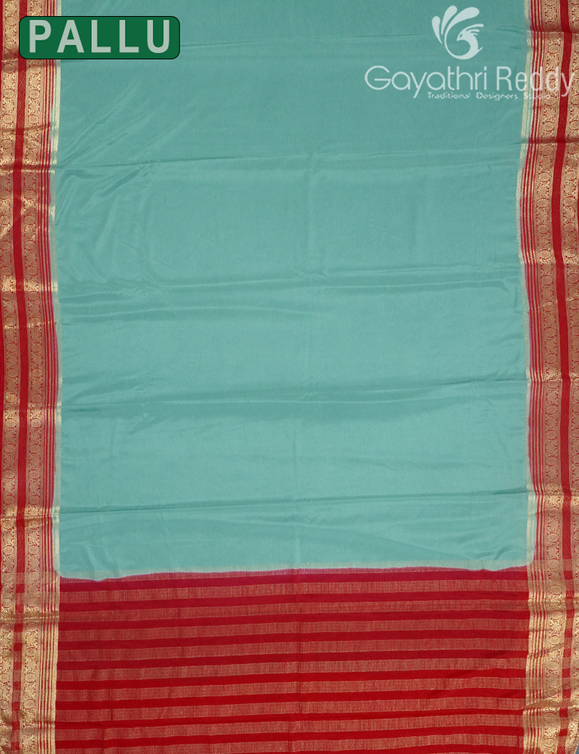 SEMI MYSORE CRAPE SAREE-SMC366
