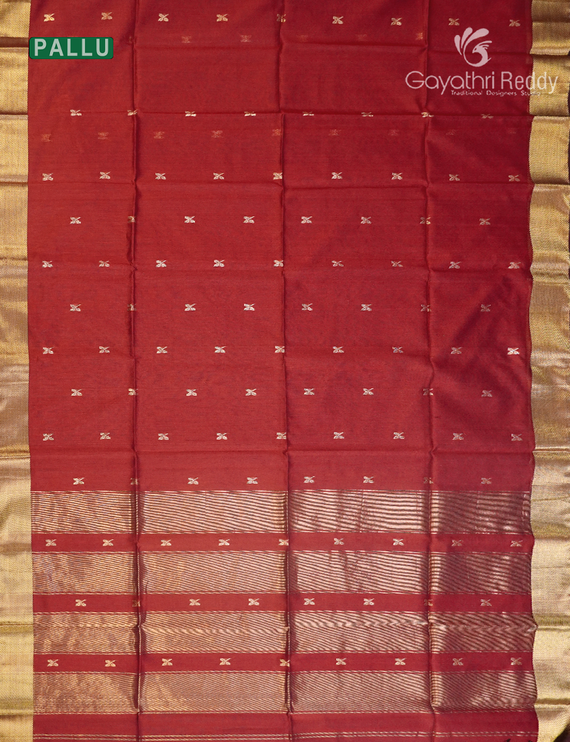 PURE CHANDERI BUTTA SAREES -CPS1185