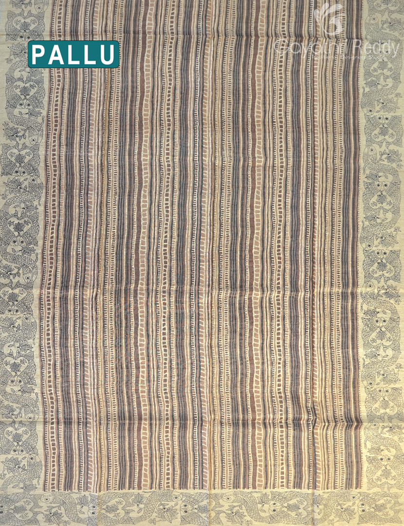 PURE DESI TUSSAR SILK-TS1533