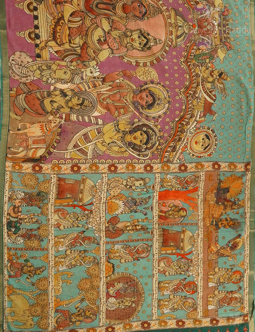 PURE KALAMKARI KHADI COTTON-KKC123