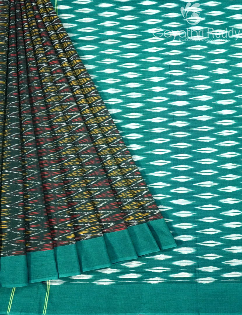 PURE IKKAT COTTON SAREE-IKC1131