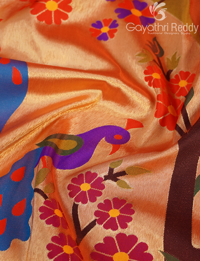 SEMI PAITHANI SAREE-SPS23