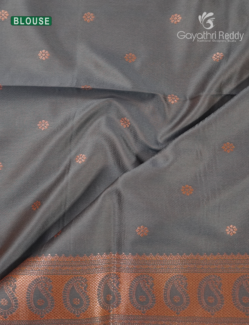 Semi Kanchipuram Art Silk Saree in Deep Mustard