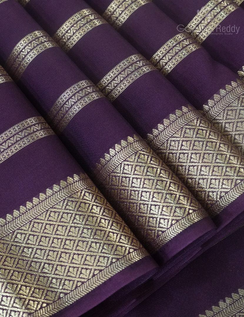 MYSORE CRAPE SAREE-SMC84