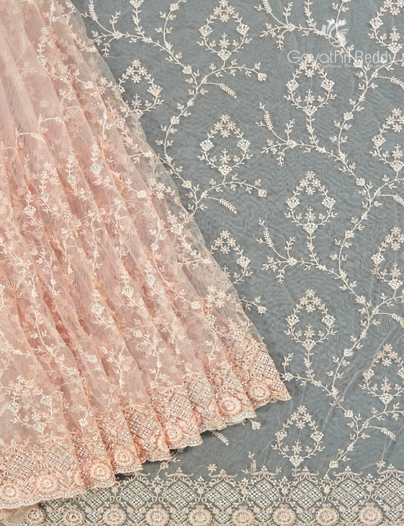 NETTED FANCY SAREE-NF50