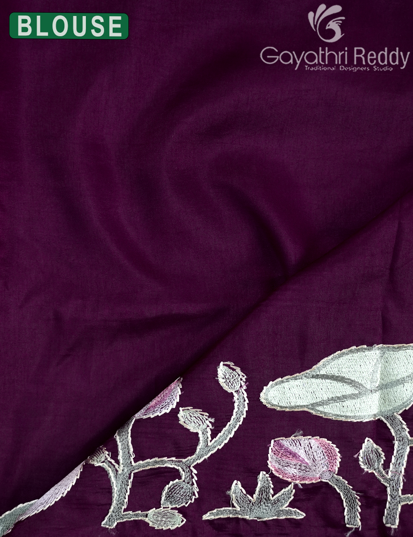 SEMI DUPION SILK WORK-SDSW9